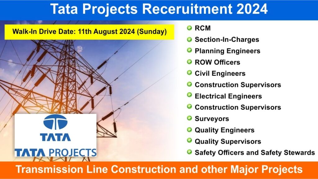 Tata project recruitment 2024